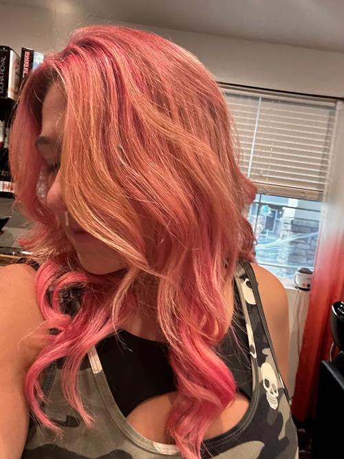 Denver hair extensions, Denver Colorado. After Covid HAIR lost I had to do something fun yes this is(..)